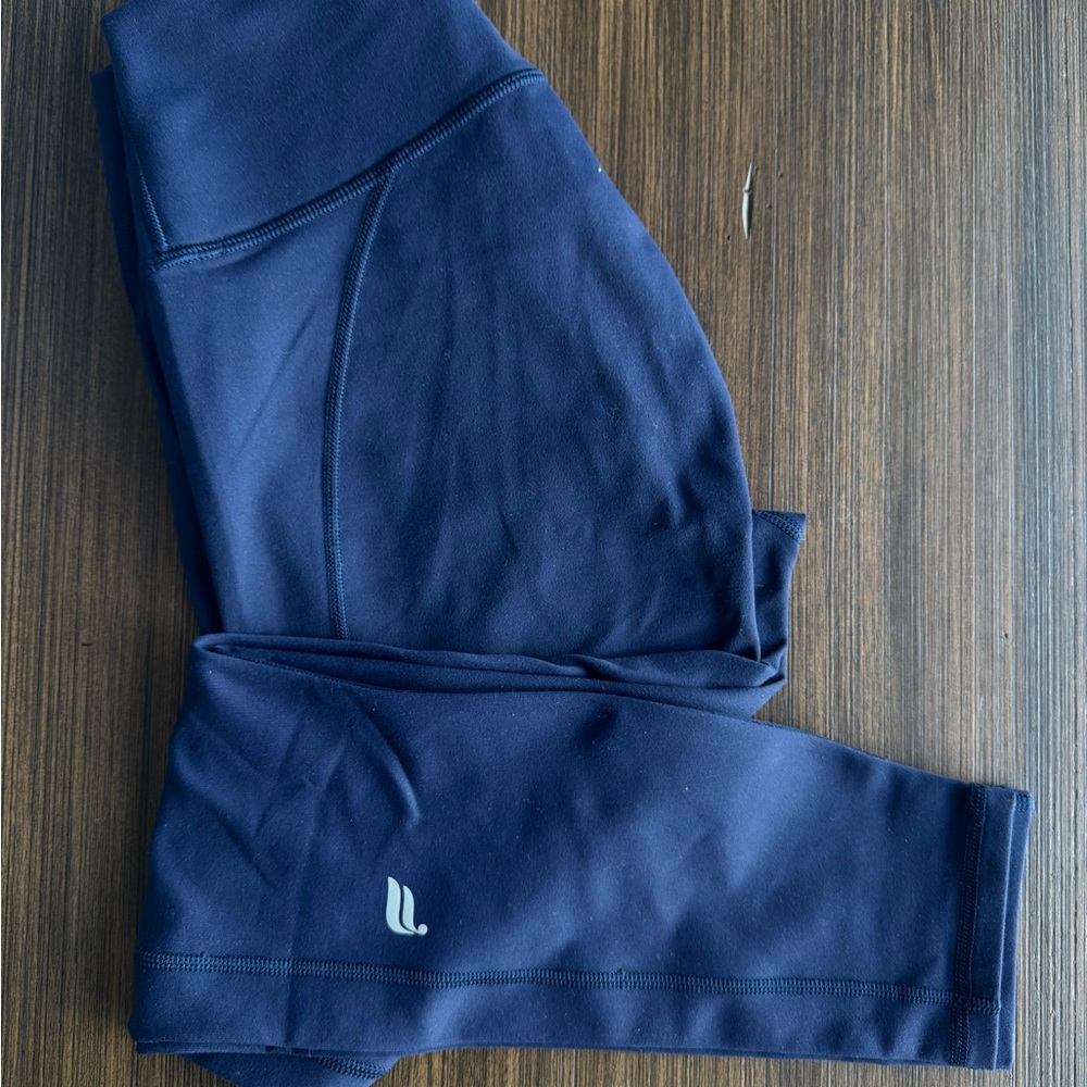 Fabletics Navy High-Rise Define High-Waisted 7/8 Leggings